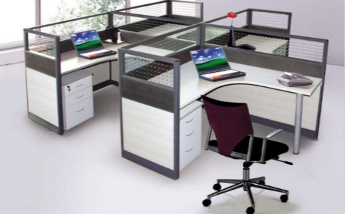 屏风卡位办公桌